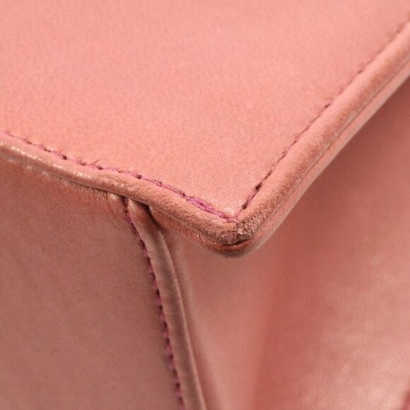 Chanel Pink Lambskin Handbag - Picture 7 of 10